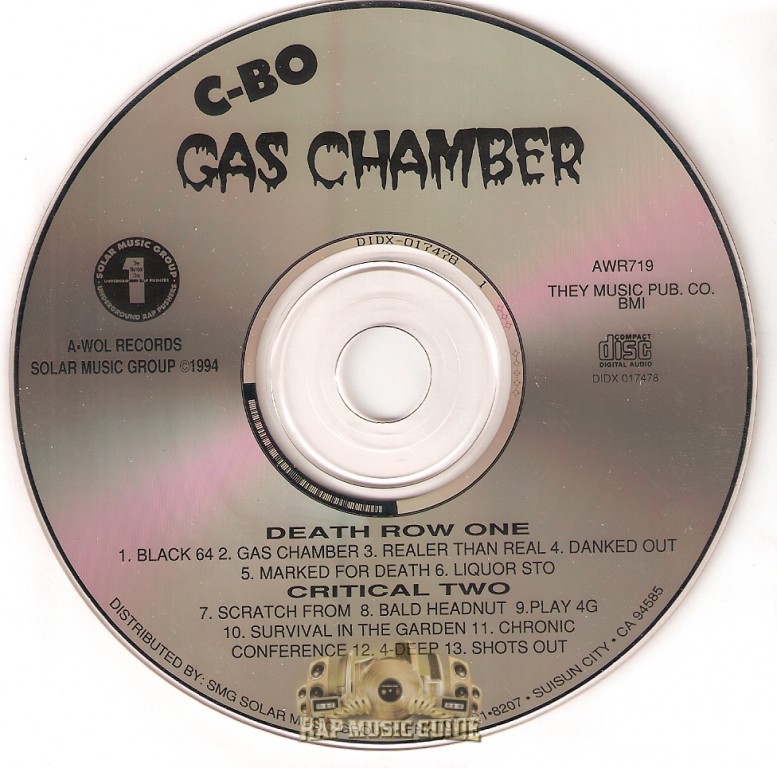 C-Bo - Gas Chamber: 1st Press. CD | Rap Music Guide